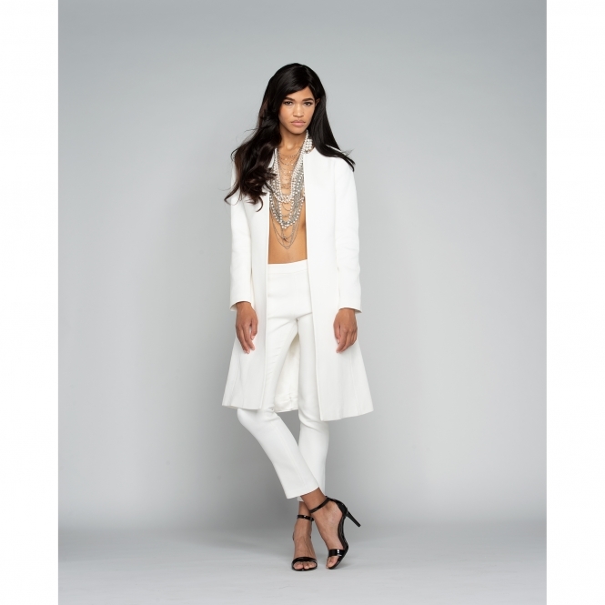Made To Order Long White Coat