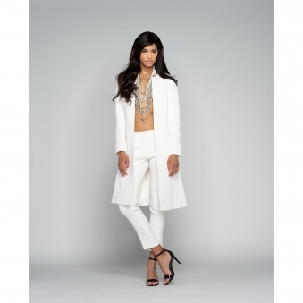 Made To Order Long White Coat
