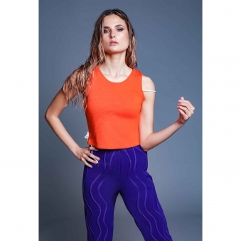 Made To Order Orange String Top