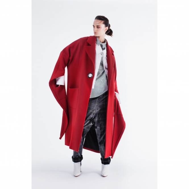 Made to Order Oversized Red Coat