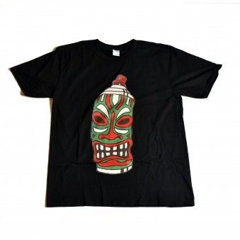 Made To Order Red and Green Tiki Spray Can