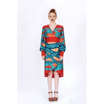 Made To Order Red Blossom Dress