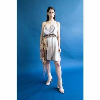 Made To Order Satin Short Dress