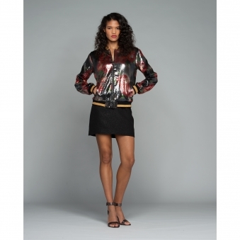 Made To Order Sequin Bomber Jacket