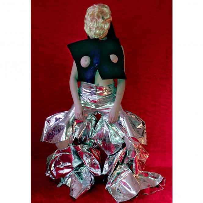 Made To Order Silver BOOBIE Trouser 
