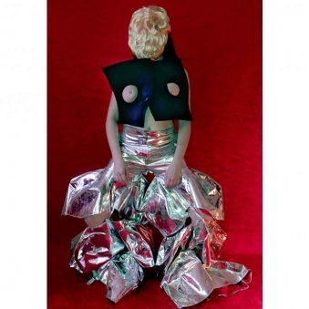Made To Order Silver BOOBIE Trouser 