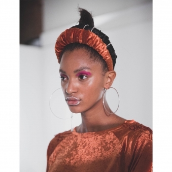 Made to Order Velvet Ruffle Headband