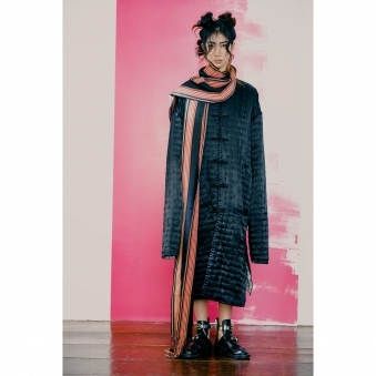Made To Order Vietnamese Traditional Hand Quilted Two-faces Over-sized Long Coat