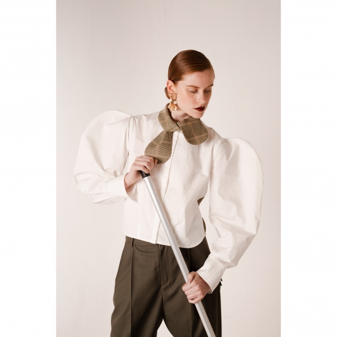 Made To Order Wool Collar Shirt