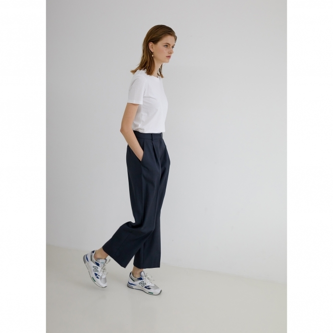 Made to Order Wool Straight Leg Trousers