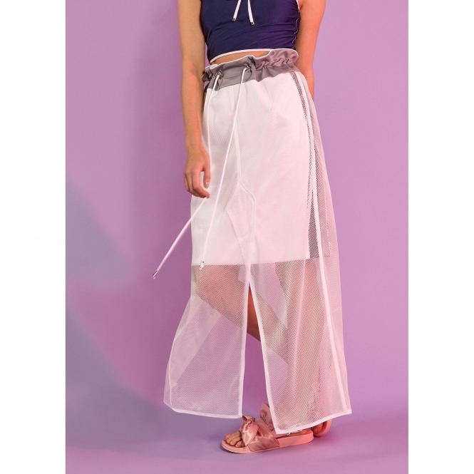 Mesh Maxi Skirt