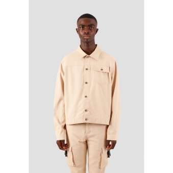 Michael Beige Patch Jacket