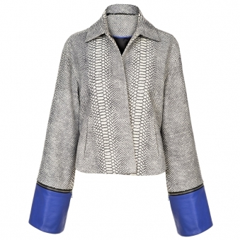 Nanay Snake' Leather Jacket