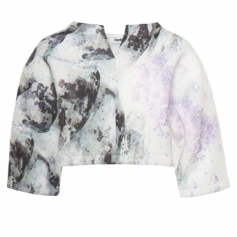 Neoprene Crop Top with Digital Print