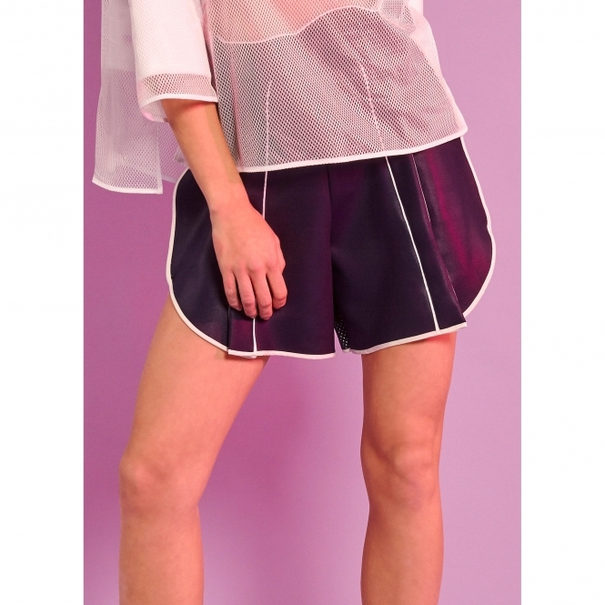 Neoprene Navy Shorts
