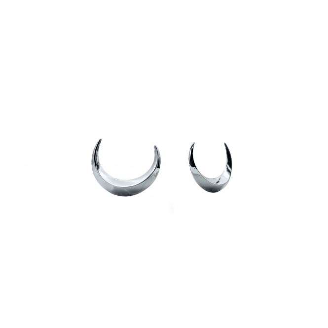 New Moon Clip Earrings