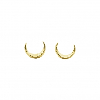 New Moon Stud Earrings
