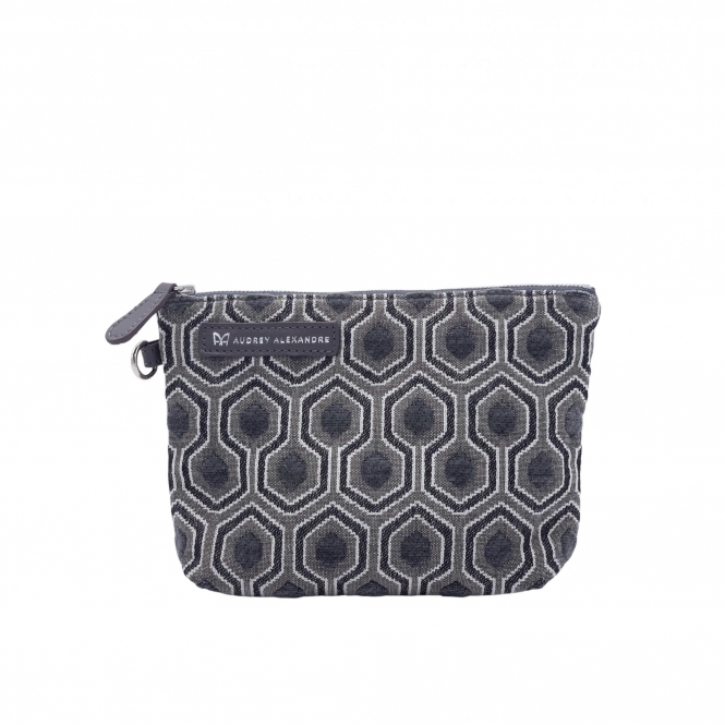 Opal Grey Jacquard Clutch Bag