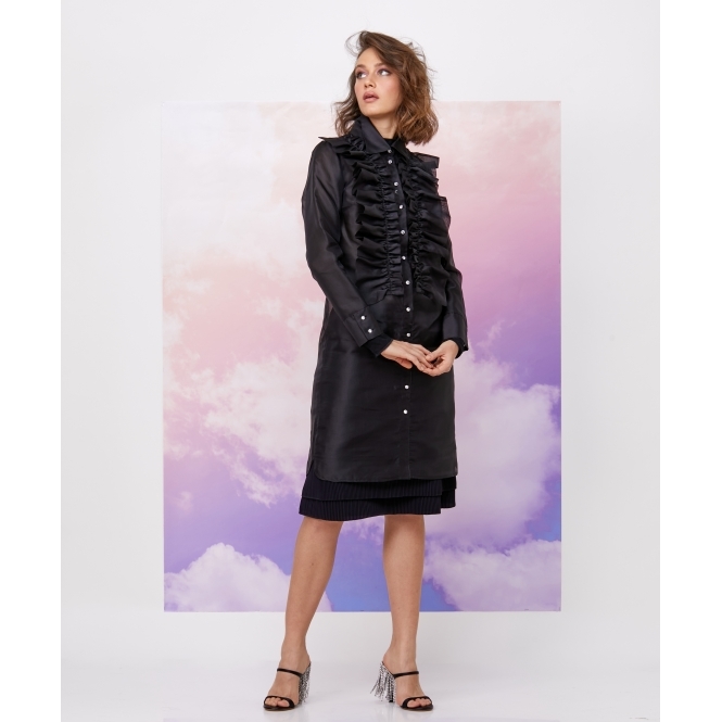 Organza Garcon Shirt Dress