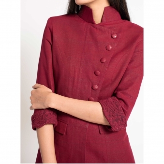 Ox-blood Extended Coat