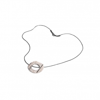 Oxidised Center Necklace