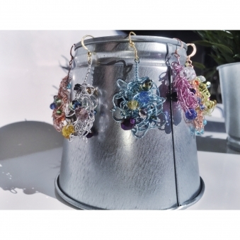 Perennial Fable Tangled Metal Mythical Earring Big