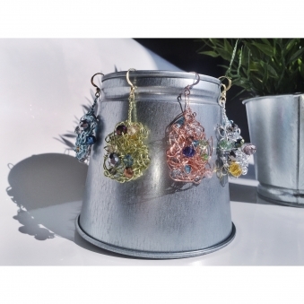 Perennial Fable Tangled Metal Mythical Earring Big