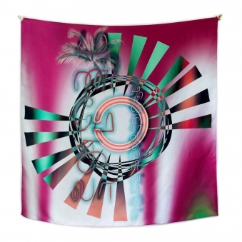 Pink Sila Silk Scarf