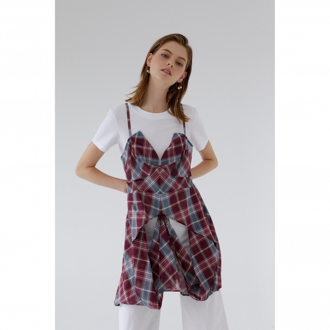Plaid Slip Dress