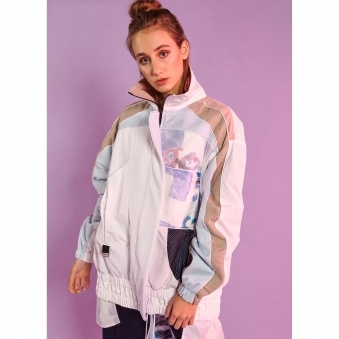 Printed Windbreaker