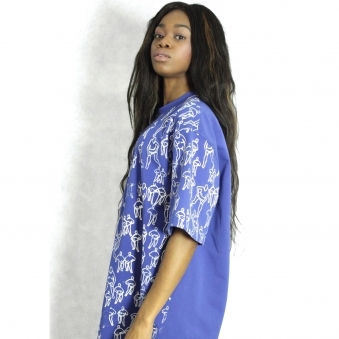 Randomly Faded Print T-Shirt