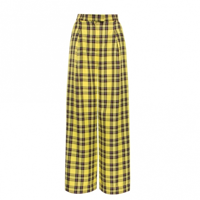 Reality Check Yellow high-rise trousers