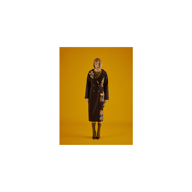 Rockets Soda Print Embroidery Coat