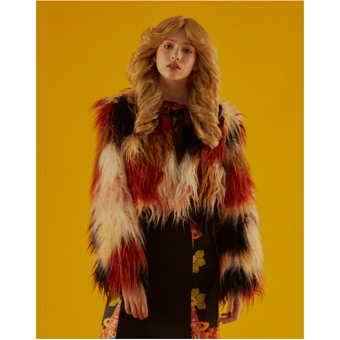 Faux Fur Cropped Jacket