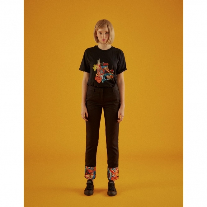 Rockets Soda Print Straight Pants