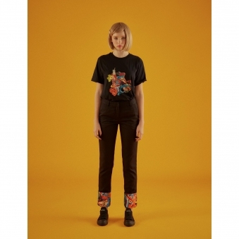 Rockets Soda Print Straight Pants