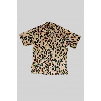 Silk Animal Print Shirt