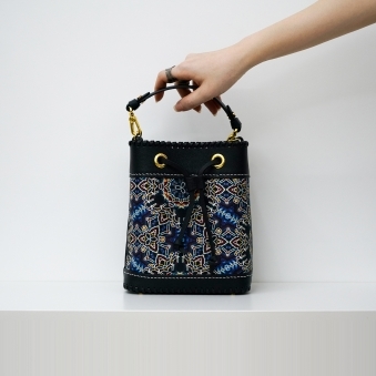 Silk Leather Bucket Bag(Limited Edition)