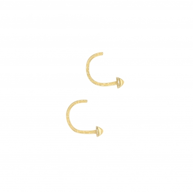 Single Stud Open Hoops