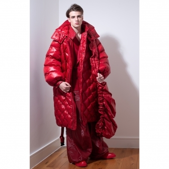 Made To Order Red Functional Down Coat