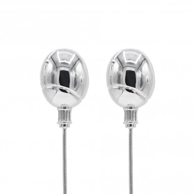 Sphere Shape Earring with Snake Chain