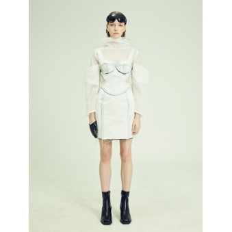 SS20 Made To Order Dramatic Organza Top