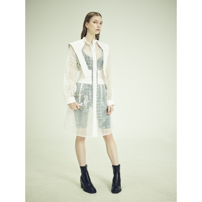 SS20 Made To Order Embossed Corset Shirt Dress