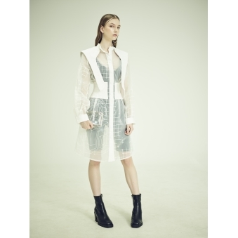SS20 Made To Order Embossed Corset Shirt Dress