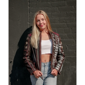 Star Leather Jacket