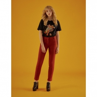 Straight-Leg Wool Trousers