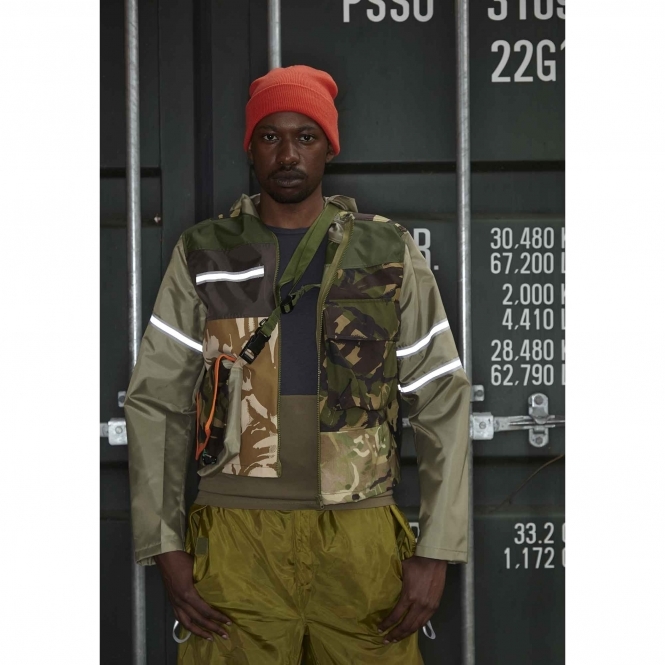 THE BLOCK CAMO WINDBREAKER