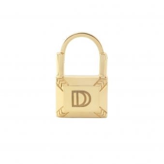 The Dainty Lock Single Earring (Plain gold)
