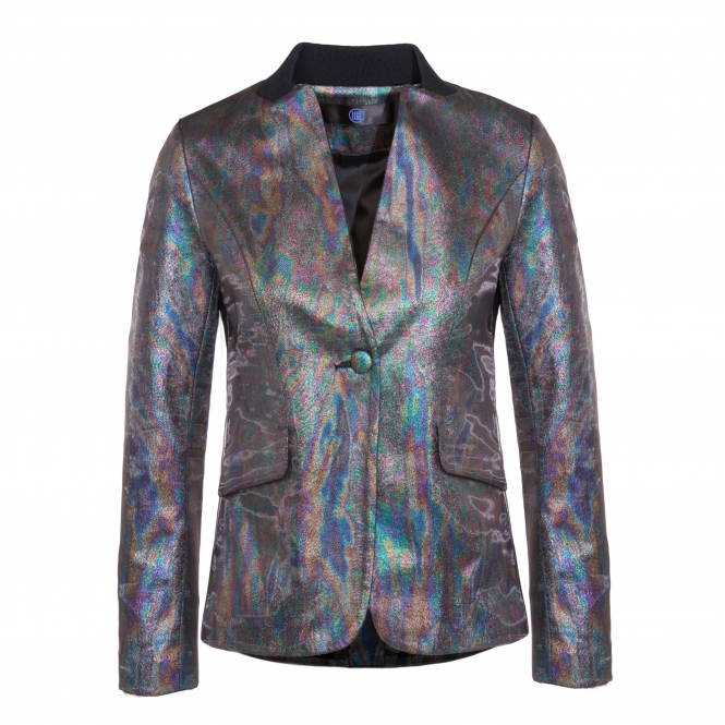 Rainbow Oil Effect Jacket