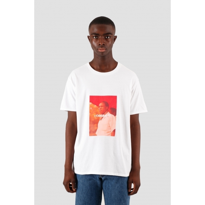 White Red Kwame Nkrumah Portrait T-Shirt
